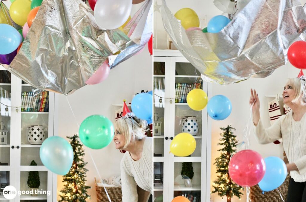 New Year's Eve ideas for kids: easy balloon drop